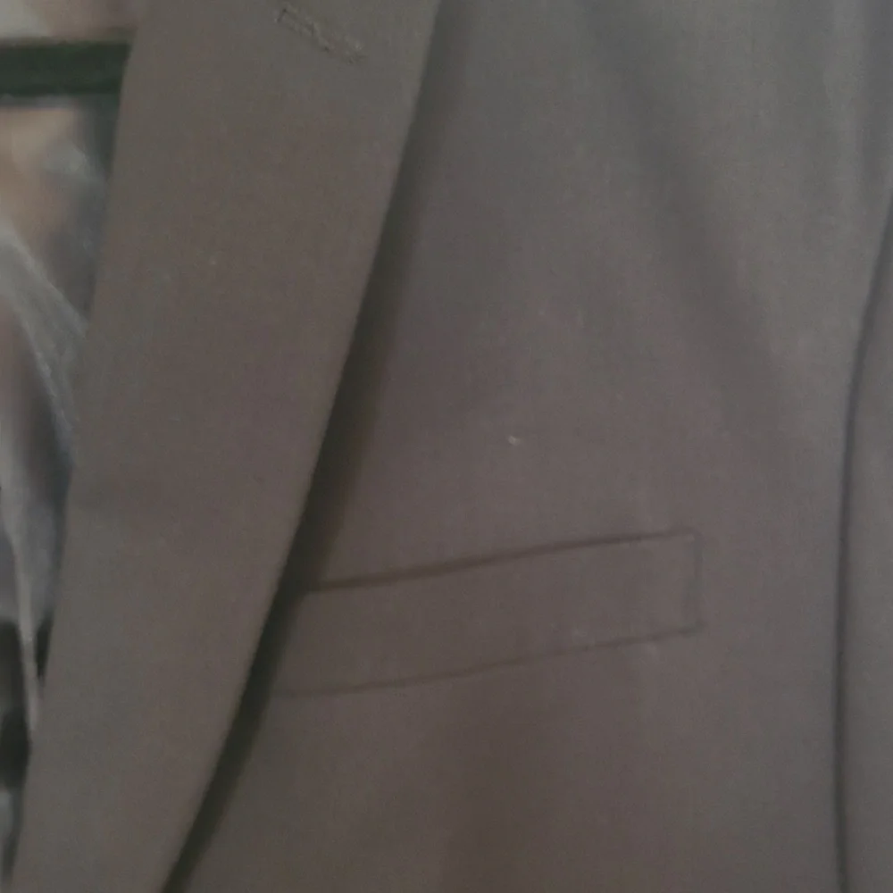 Perry Ellis Black Size 42R Classic 2 Button Sport Coat Jacket Neutral Versatile